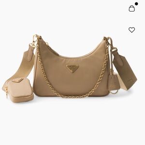 PRADA
Re-Edition 2005 Nylon Shoulder Bag
Desert nude